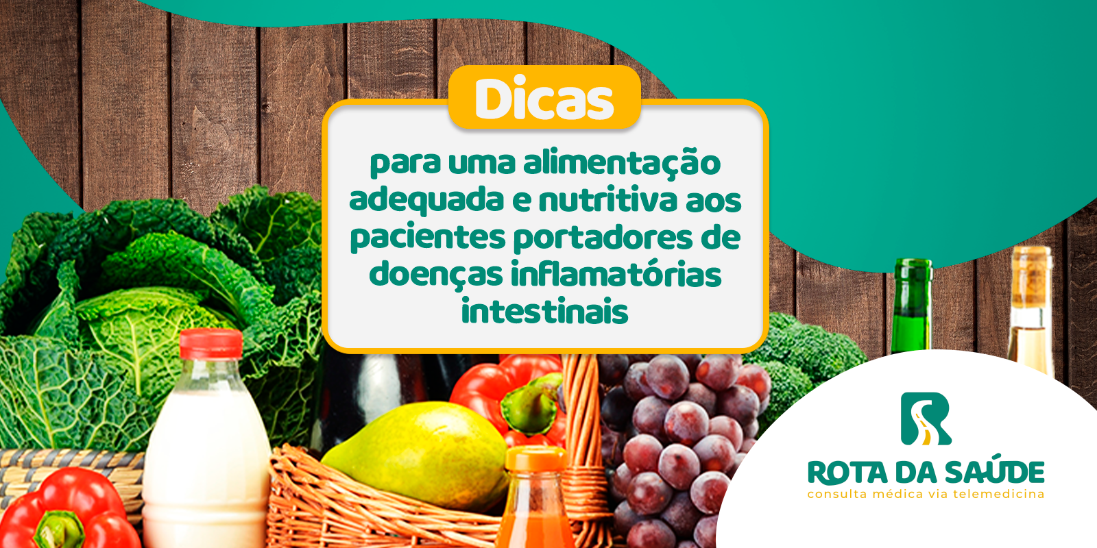 Alimentação adequada e nutritiva para ajudar portadores de doenças inflamatórias intestinais