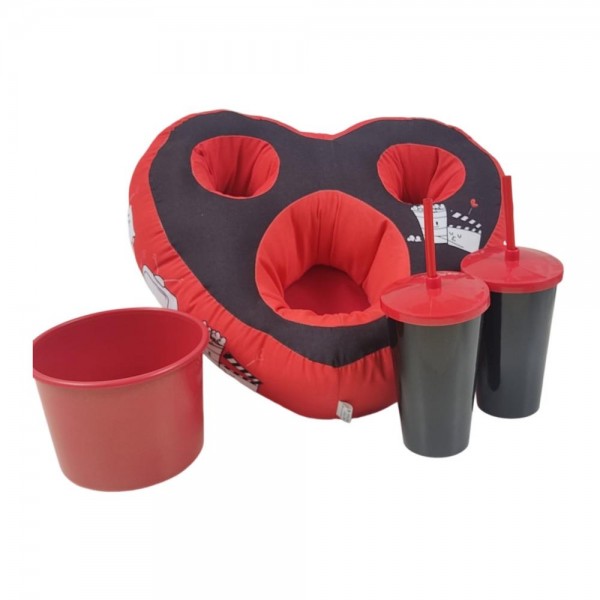 Almofada de Cinema Coração Combinação Perefeita - Foto 1 Almofada de Cinema Coração Combinação Perefeita - Foto 1