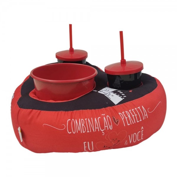 Almofada de Cinema Coração Combinação Perefeita - Foto 2 Almofada de Cinema Coração Combinação Perefeita - Foto 2