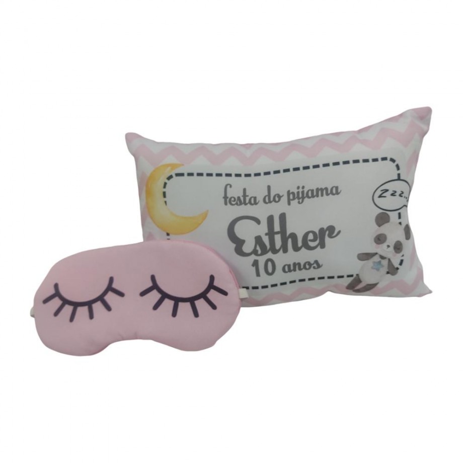 Almofada 20x30 com Máscara de Dormir Soninho - Foto 1 Almofada 20x30 com Máscara de Dormir Soninho - Foto 1