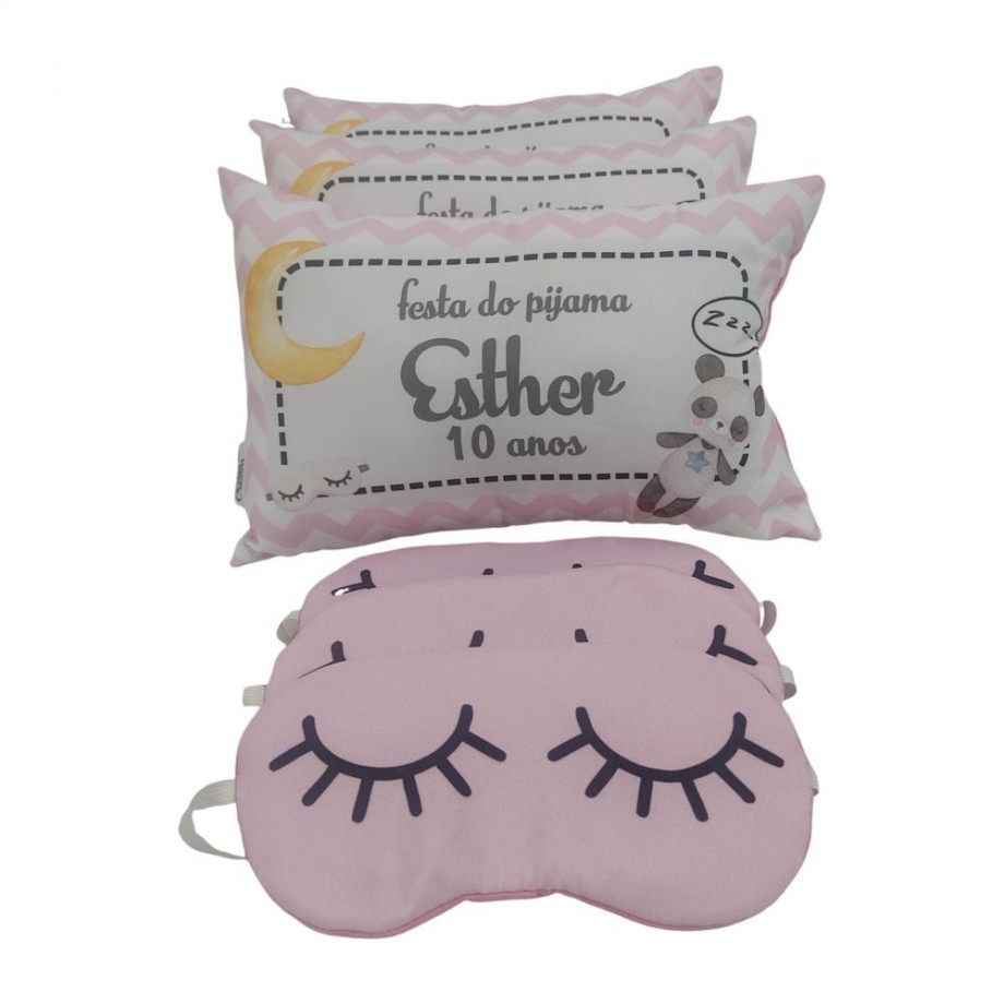 Almofada 20x30 com Máscara de Dormir Soninho - Foto 2 Almofada 20x30 com Máscara de Dormir Soninho - Foto 2